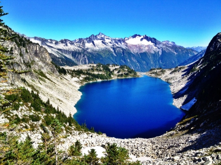 Hidden Lake - fun, nature, lake, cool, mountain