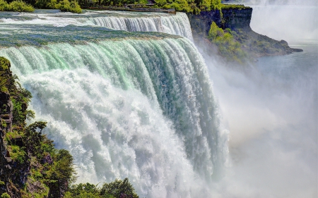 Niagra Falls - waterfalls, Niagra Falls, water, nature