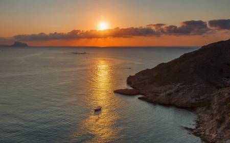 Beautiful Sunset - sunset, nature, Beautiful, ocean, sky