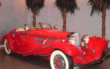 1936 Mercedes Type 500K Roadster - 1936, Cars, Red, Mercedes