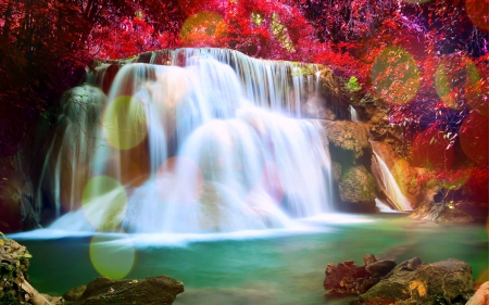 â˜…Effort Magnificentâ˜… - attractions in dreams, autumn, falls, forests, trees, colorful, waterfalls, lovely, creative pre-made, nature, love four seasons, beautiful, scenery, leaves, colors, fall season