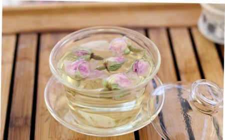 In Spa - petals, bowl, spa, glass