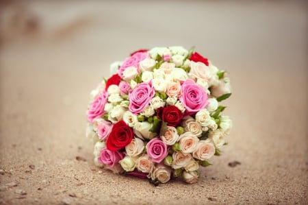 Wedding Bouquet - bouquet, wedding, roses, beautiful