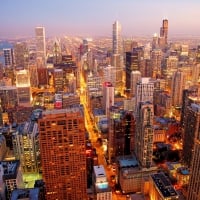 Chicago Skyline in Morning