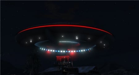 UFO at Mountain Top - theft, auto, UFO, grand