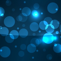 Vector Bokeh Blue