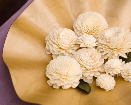 White Chrysanthemums - soaps, white flowers, bowl