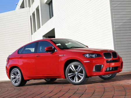 X6 M 4 life! - x6 m, 2010, red, bmw, rocks, x6