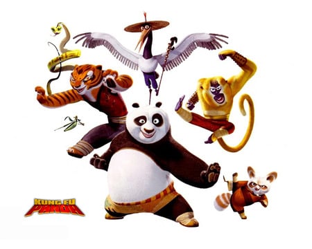 the team - panda, movies, animals