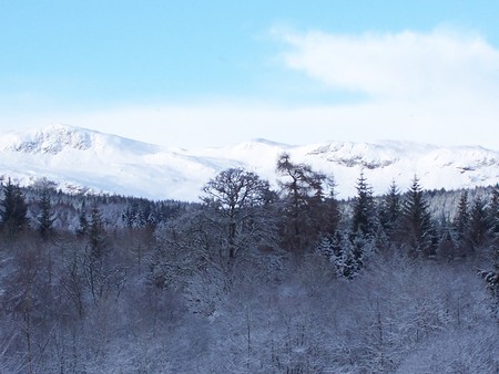 mountains near inverary - mountains, inverary, scotland