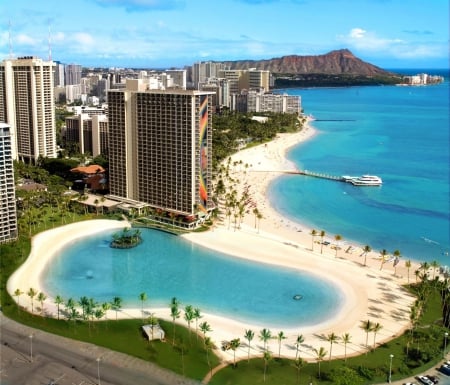 Kahanamoku beach Hawaii - Awesome fun - hotel, nice, vacation, photograph beach