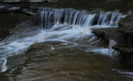 Silver Creek Falls - nature, waterfall, rushing waters, beautiful