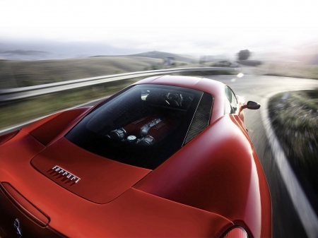 ferrari 458 italia - italia, red, italian, ferrari