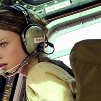 Lauren German gorgeous in Helicopter