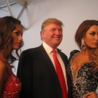 Zana Krasniqi , Donald Trump and Rosanna Purcell