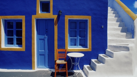 Santorini House - II - architecture, houses, santorini, greece