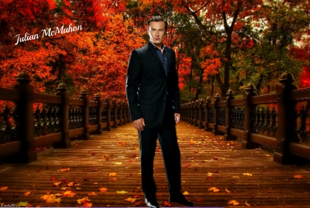 Julian McMahon - Charmed, autumn, Julian Mcmahon, Actor, bridge, Profiler