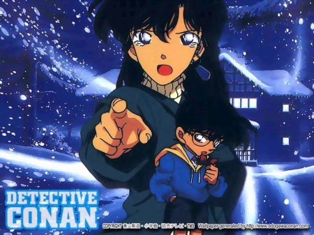 Detective Conan - Detective Conan, Female, Conan Edogawa, Ran Mouri, Male, Megane