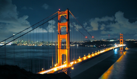 Golden Gate Bridge - architecture, bridge, bridges, golden gate