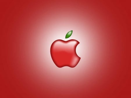 apple - computer, software, apple, red