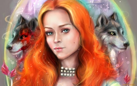 redhead girl - fox, beauty, redhead, girl