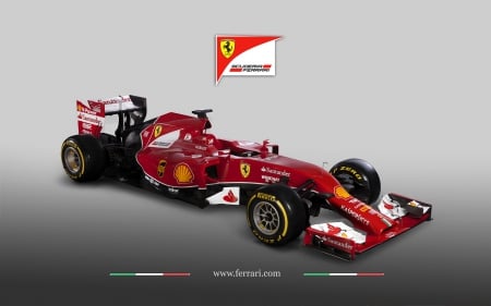 formula 1 ferrari f14 t - race car, red, italian, ferrari