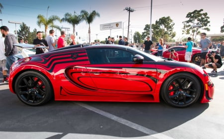 Bugatti Vernon - Cars, Red, Vernon, Bugatti