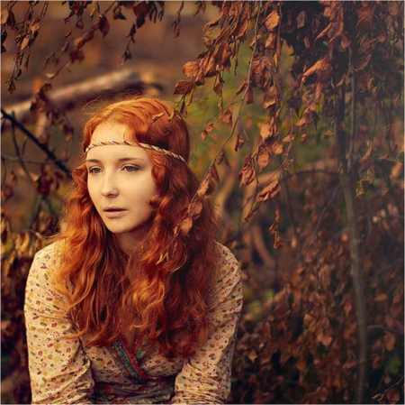 Autumn Time - leaves, colours, girl, autumn