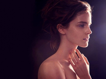 Emma Watson - 2014, actress, watson, profile, wallpaper, emma watson, model, beautiful, emma