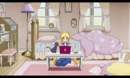 BedRoom - pretty, twin tail, female, window, usagi tsukino, lamp, laptop, curtain, sailor moon, bed, blond, nice, luna, house, sailormoon, beauty, bedroom, cute, computer, anime, kawaii, twintail, tsukino, blonde, blond hair, long hair, desktop, home, tsukino usagi, twin tails, kittern, anime girl, twintails, beautiful, usagi, table, girl, blonde hair, lovely, sweet, cat, digital, adorable, kitty