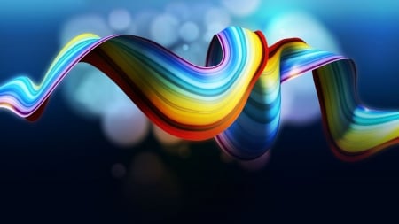 3D Colors - abstract, colorful, colors, 3D