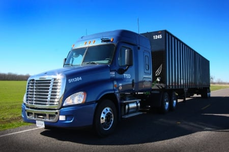 Logistics Truck - semi, truck, big rig, trailer