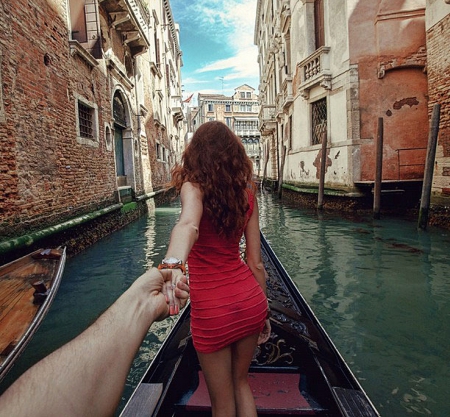 Venecia - venecia, house, girl, river