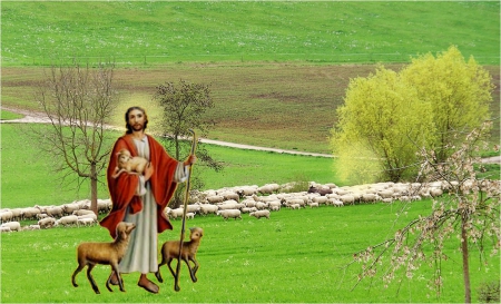 The Lord is my shepherd - christ, jesus, god, shepherd