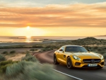 2016 Mercedes Benz AMG GT at Sunset