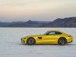 2015 Mercedes Benz AMG GT on the Bonneville Salt Flats