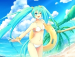 Hatsune At The Beach