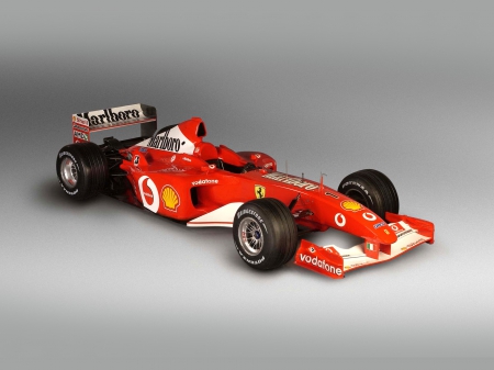 formula 1 ferrari f2002 - italian, racecar, ferrari, red