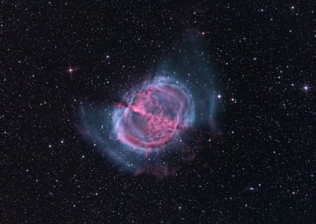 M27 The Dumbbell Nebula - space, fun, stars, cool, galaxy, nebula