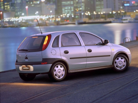 holden barina - wharf, water, holden, barina