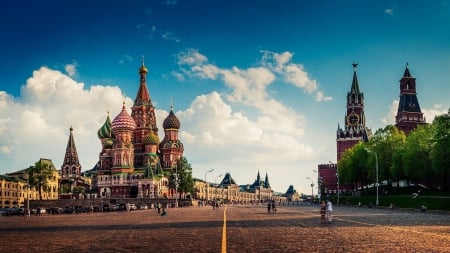 Red Square in Moscow - architecture, moscow, red square in moscow, buildings