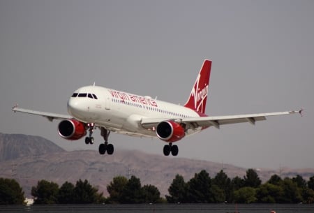 Airbus A320 Landing - jet, landing, a320, plane, airbus