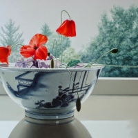 Vase With Poppies