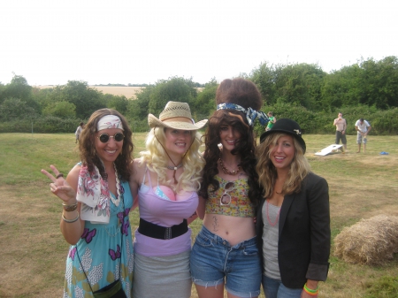 Country Girls - girl, hat, cowgirl, country