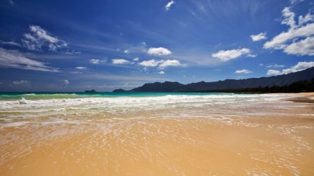 View from a Beach  - nature, beaches, ocean, sand