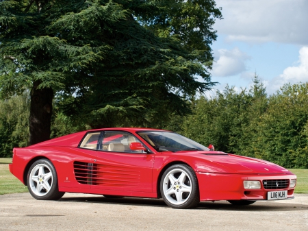 ferrari 512 tr - sporty, red, italian, ferrari