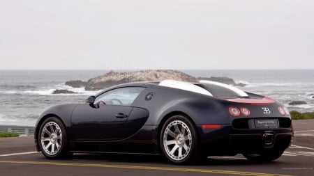 Bugatti Veyron - Super Car, Bugatti, Black, Veyron