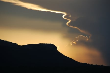 Evening Sky - nature, sky, evening, clouds