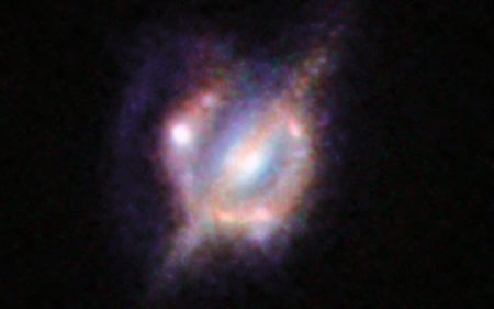 Merging Galaxies in a Distant Universe - Galaxies, Space, Universe, Stars, Nebula