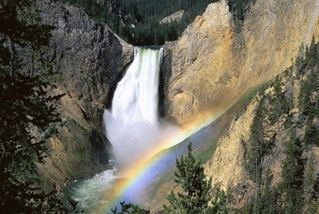 Waterfall - water, mountains, amazing, waterfall